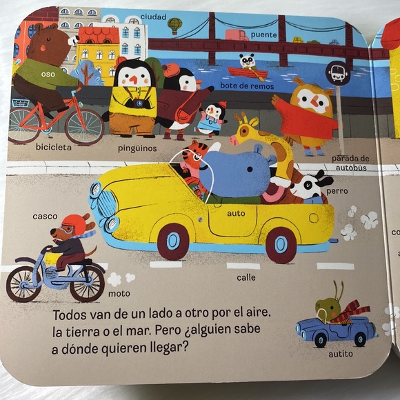 Baby/Toddler/Children Board Book in Spanish " Los Nombres de las Cosas" Tapitas - Picture 11 of 16